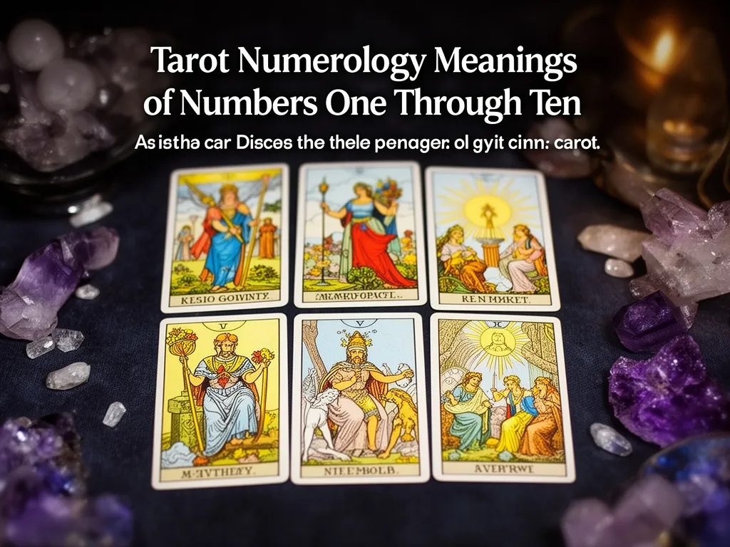 Tarot Numerology Meanings of Numbers One Through Ten