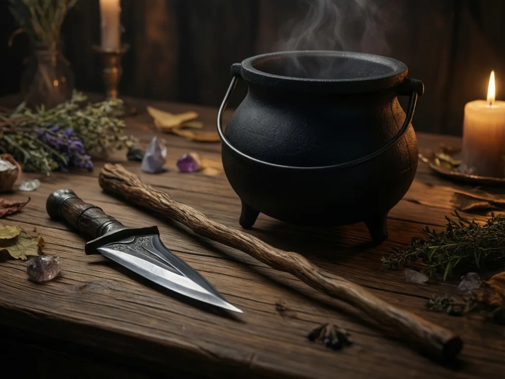 Witchcraft Tools Explained: Athame, Wand, Cauldron and Their Uses
