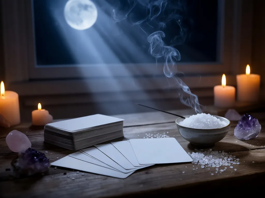 Practical Tips to Cleanse Tarot Cards Using Smoke Salt and Moonlight