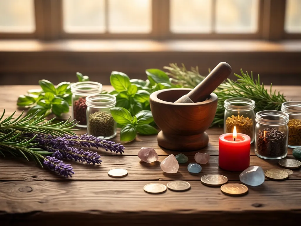 Herbal Magic Correspondences for Love Protection and Prosperity