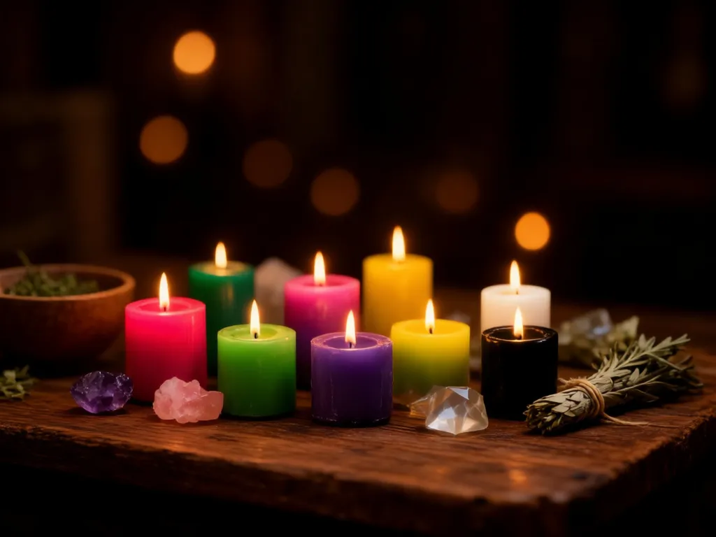 Candle Magic Colors Meanings and Simple Spells
